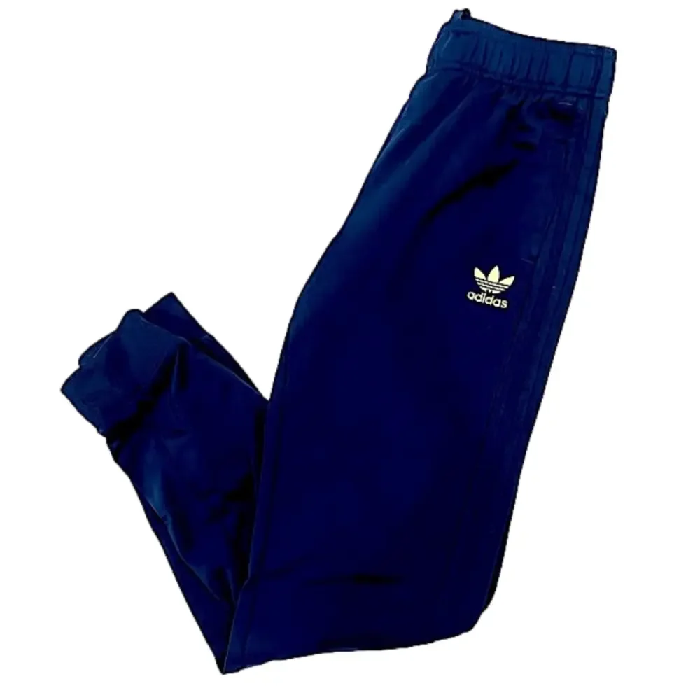 Adidas Primegreen Navy Blue Athletic Jogger Pants Kid’s Youth Size Large - Picture 1 of 12